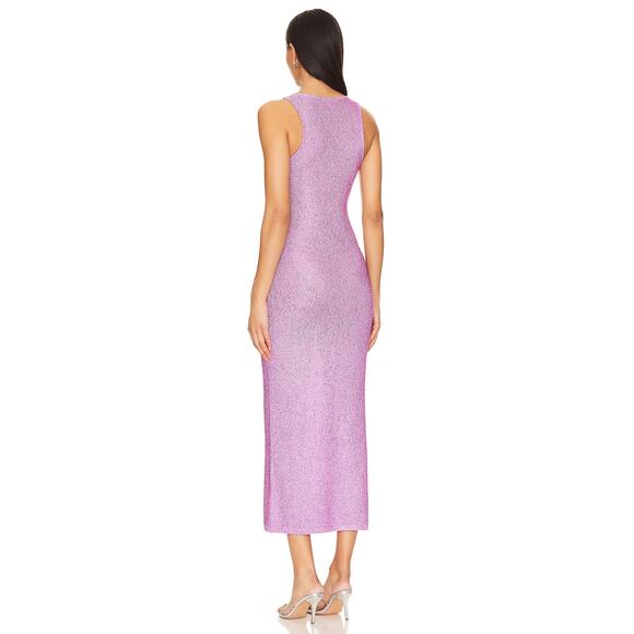 Lovers and Friends Hollis Sequin Embellished Beachy Coastal Party Lavender Small - Picture 3 of 12